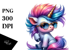 Cute Unicorn Posing Model PNG Product Image 1