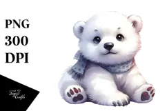 Baby Polar Bear, Transparent PNG Product Image 1