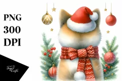 Vibrant Akita Design, High-Quality PNG Product Image 1