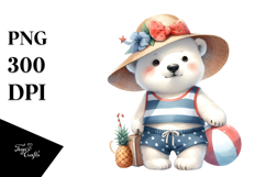 Baby Polar Bear PNG Product Image 1