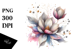 Abstract Magnolia PNG Product Image 1