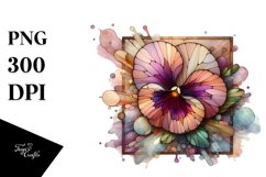 Pansy Stained PNG Product Image 1