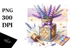 Glossy Lavender Stained PNG Product Image 1