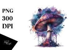 Detailed Mystical Mushroom, High-Res PNG Product Image 1