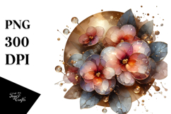 Glossy Impatiens in Material, PNG Product Image 1