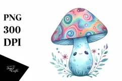 Mystical Mushroom Clipart | Magic Mushrooms PNG |Tarot Product Image 8