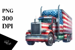 Abstract Truck Summer Sticker Sublimation Clipart Product Image 1