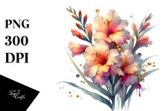 Gladiolus Watercolor Splash Product Image 1