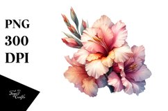 Gladiolus Watercolor Splash Product Image 1