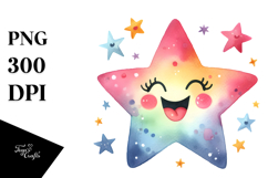 Simple Whimsical Star PNG Product Image 1