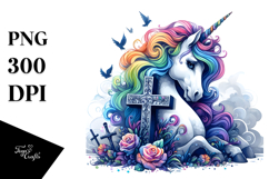 Vibrant Unicorn Clipart Product Image 1