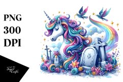 Vibrant Unicorn Clipart Product Image 3