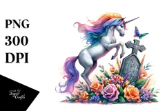 Vibrant Unicorn Cartoon | Clipart Product Image 1
