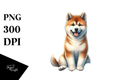 Akita Surf Slipper Clipart Product Image 1