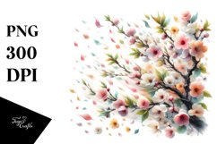 Tumbling Spring Petals Wind Product Image 1