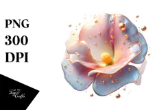 Glossy Sweet Pea in Material, PNG Product Image 1