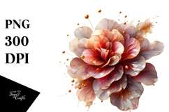 Glossy Begonia in Material, PNG Product Image 1