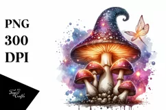 Detailed Glossy Mushroom, High-Res PNG Product Image 1