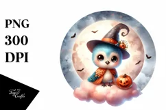 Cute Baby Peacock Halloween PNG Product Image 3
