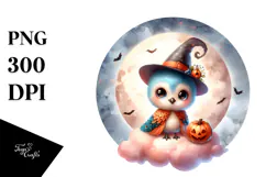 Cute Baby Peacock Halloween PNG Product Image 1