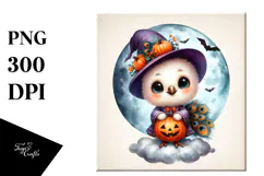 Cute Baby Peacock Halloween PNG Product Image 1