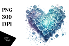 Ice Heart PNG Product Image 1