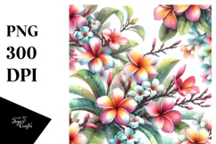 Vibrant Hawayan Flowers Illustration, Transparent PNG Product Image 1