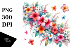 Vibrant Hawayan Flowers Artwork, Transparent PNG Product Image 3