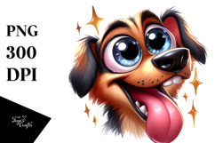 Playful Dog, Whimsical PNG Product Image 1