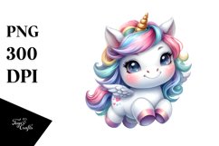 Baby Unicorn | Clipart Product Image 3