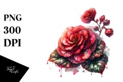 Detailed Shiny Begonia Design Product Image 1