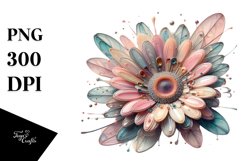 Pastel Gerbera PNG Product Image 3