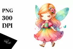 Colorful Cute Fairy PNG Product Image 1