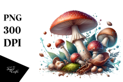 Detailed Glossy Mushroom Product Image 1