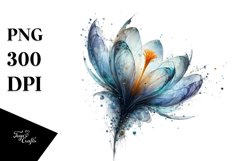 -Like Crocus Watercolor Splash | Clipart Product Image 3