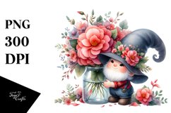Cute Baby Gnome with Big Hat High-Res PNG Product Image 1