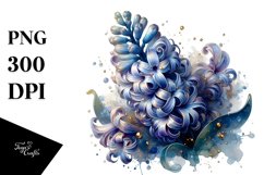 Hyacinth Watercolor Abstract Clipart Product Image 3