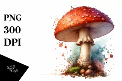 Detailed Mushroom, High-Res PNG Product Image 1