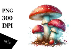 Detailed Mushroom, High-Res PNG Product Image 1