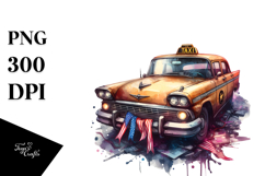 Vintage Dirty Taxi with USA Flag, 20 oz Tumbler Product Image 1