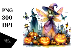 Koons Style Halloween Fairy Clipart Product Image 1