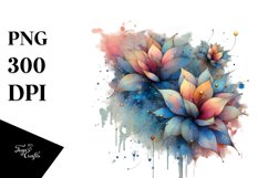 Stained Lobelia Clipart Product Image 1