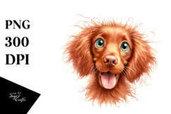 Happy Vizsla, Transparent PNG Product Image 1
