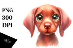 Happy Vizsla, Transparent PNG Product Image 1