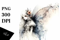 Washed Gothic Fairy, Transparent PNG Product Image 1