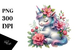 Cute Baby Unicorn Azalea | Sublimation Clipart Product Image 3