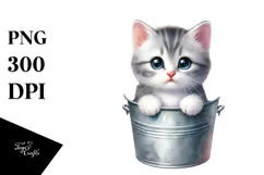 Cute Baby Cat PNG Product Image 1