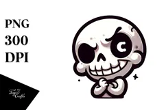 Silly Animal Skull with Sarcastic Eyes, Trending PNG Product Image 1