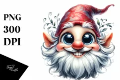 Funny Gnome Portrait, Detailed PNG Product Image 3
