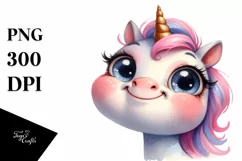 Funny Baby Face Highland Cow PNG Product Image 3